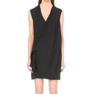Allsaints Draped Dress aurie sleeveless mini womens Black (size 8) minimalist